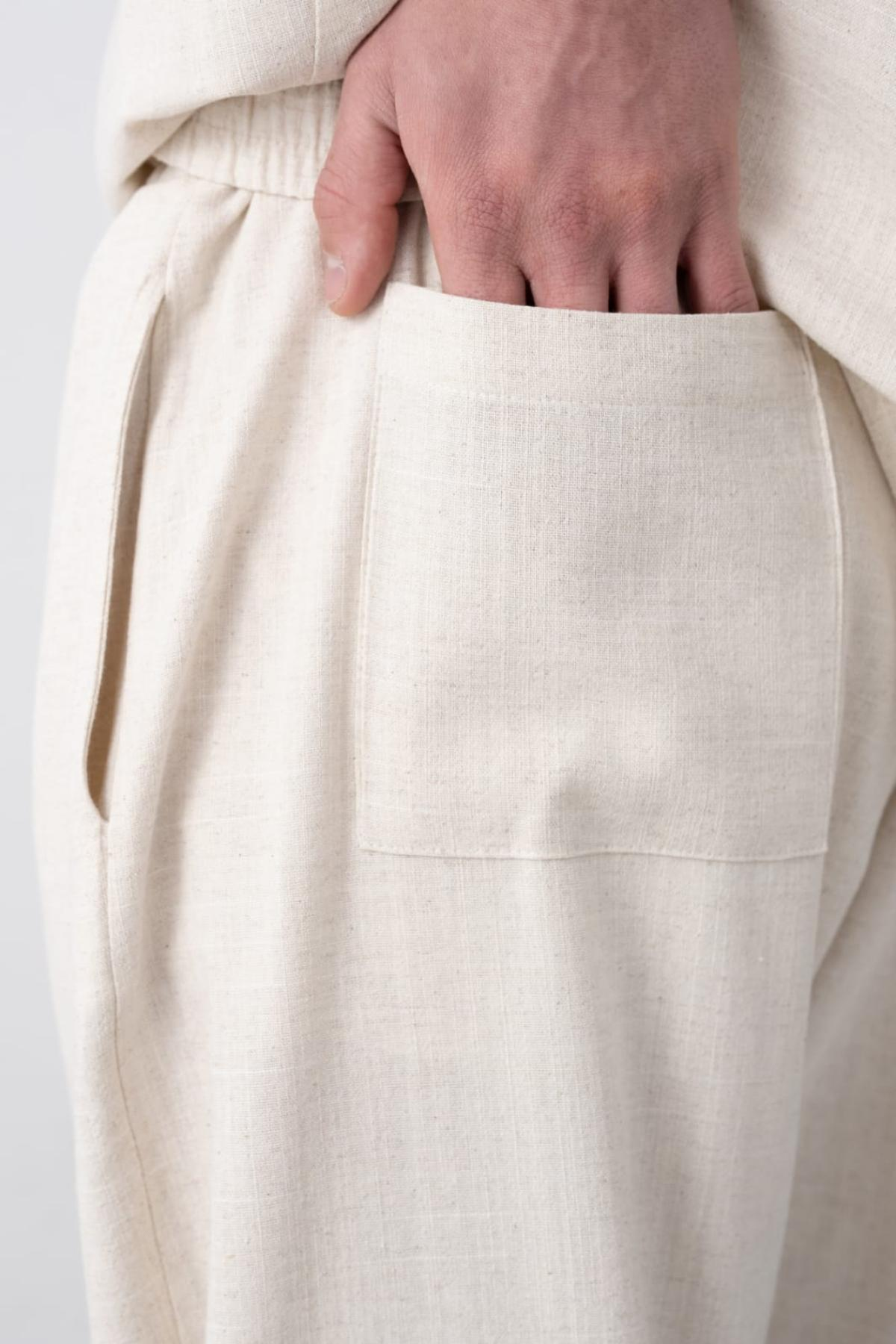 Wholesale Men Beige Pants 738295