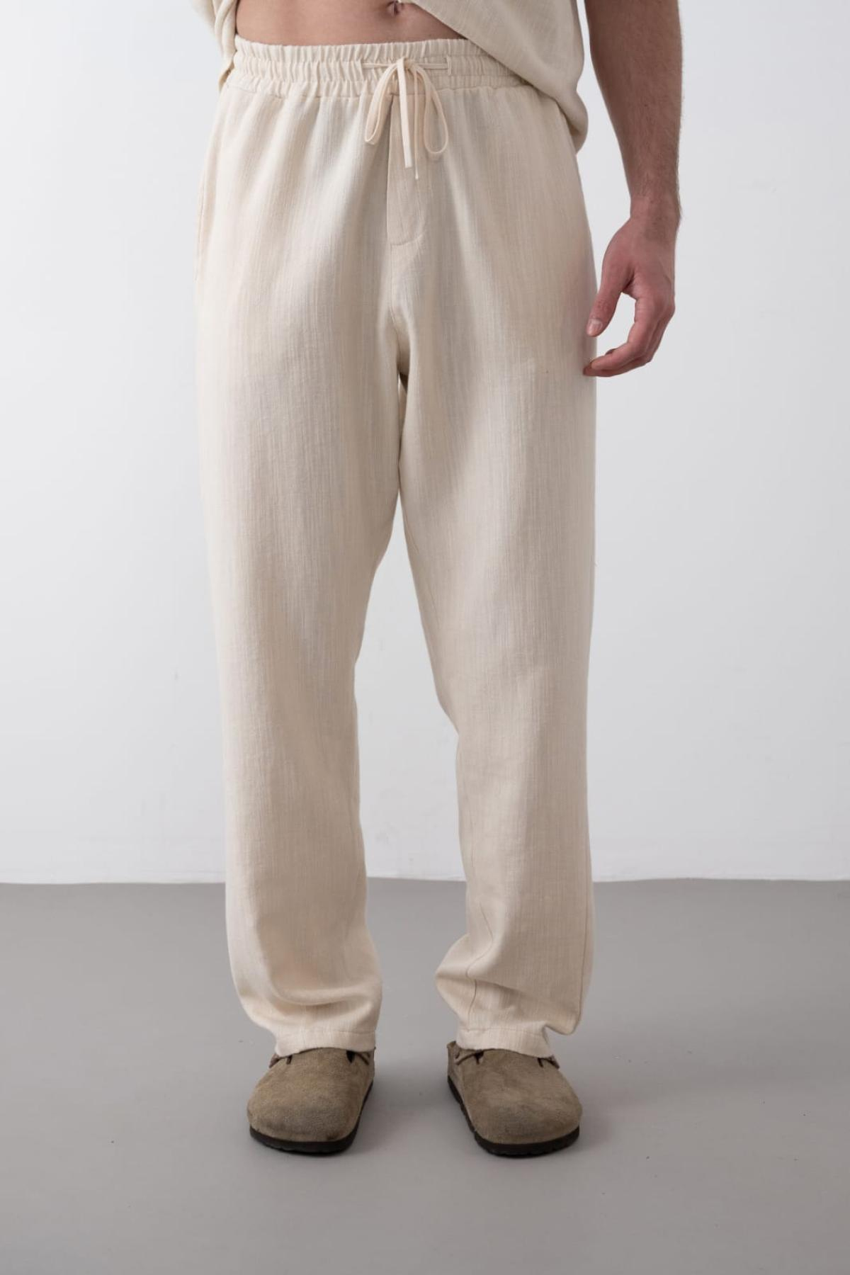 Wholesale Men Beige Pants 738295