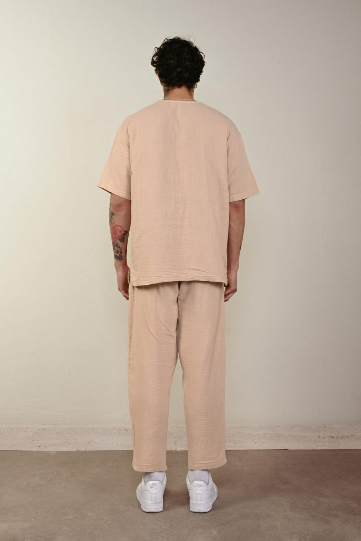Wholesale Men Beige Pants 738927