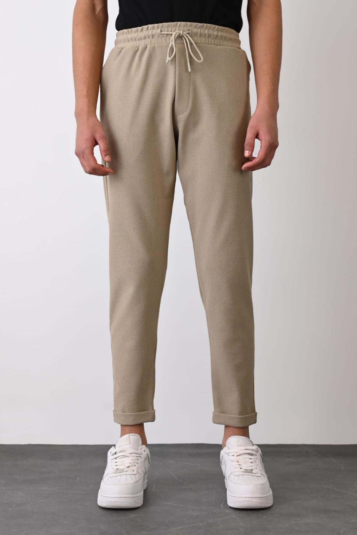 Wholesale Men Beige Pants 738605