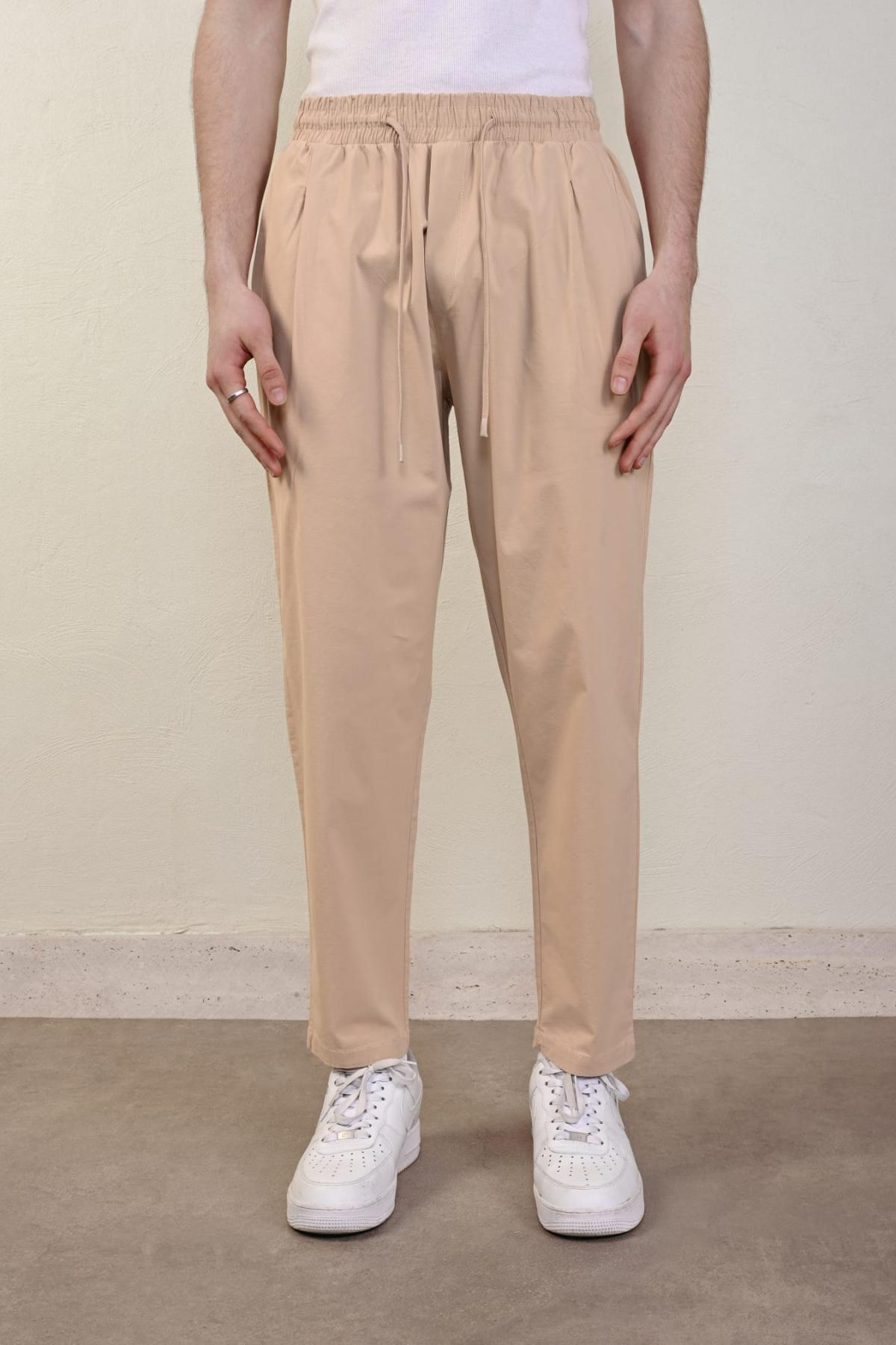 Wholesale Men Beige Pants 738703