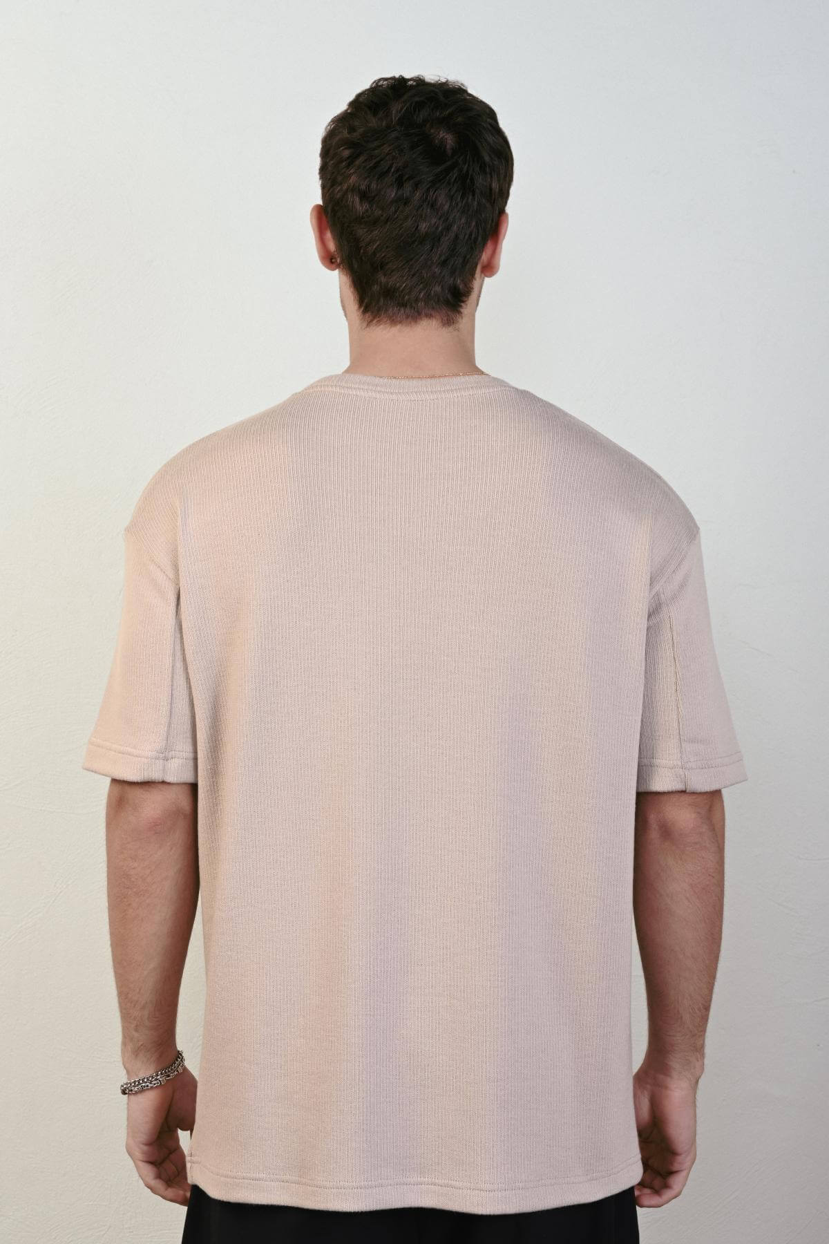 Wholesale Men Beige T-shirt 721627