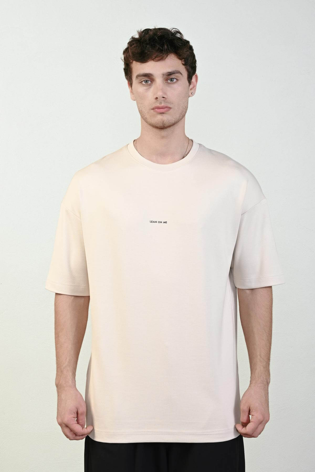 Wholesale Men Beige T-shirt 721653