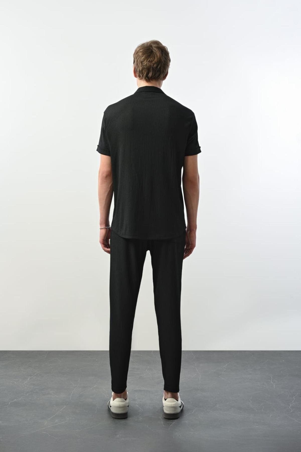 Wholesale Men Black Pants 739038