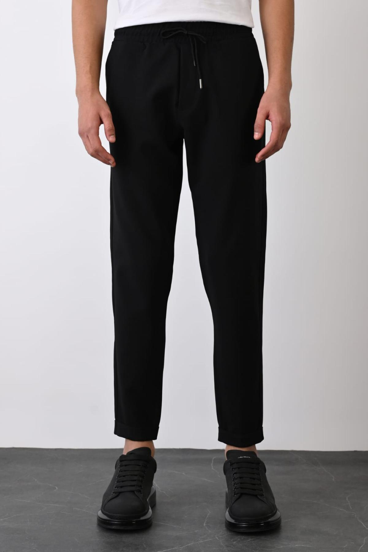 Wholesale Men Black Pants 738365