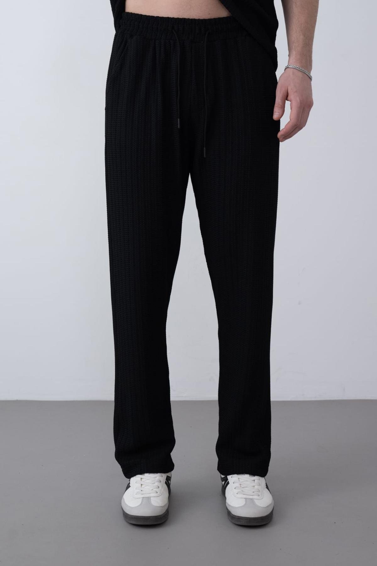 Wholesale Men Black Pants 738721