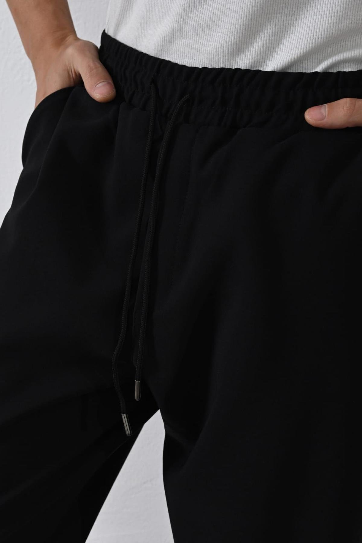 Wholesale Men Black Pants 738357