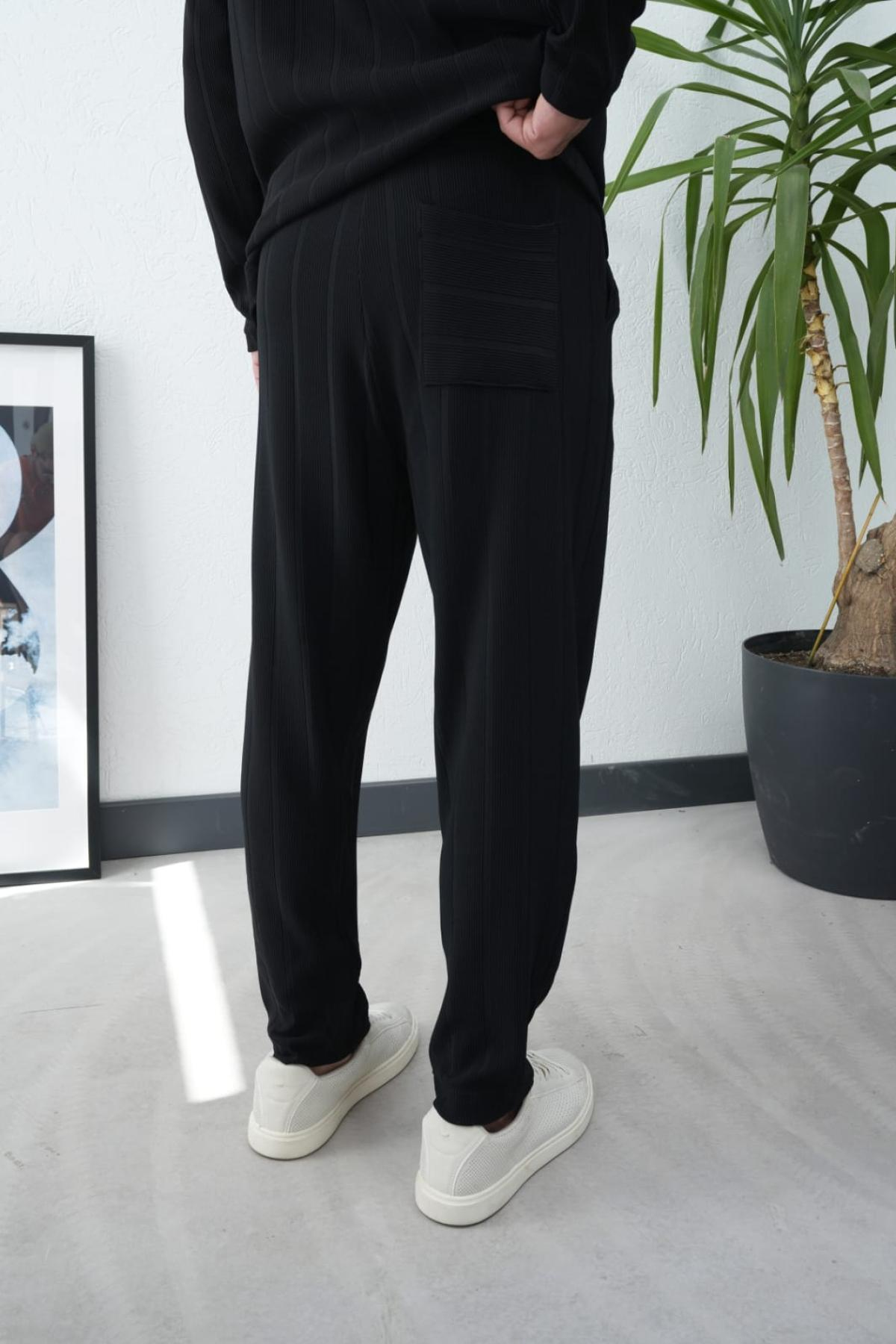 Wholesale Men Black Pants 738262