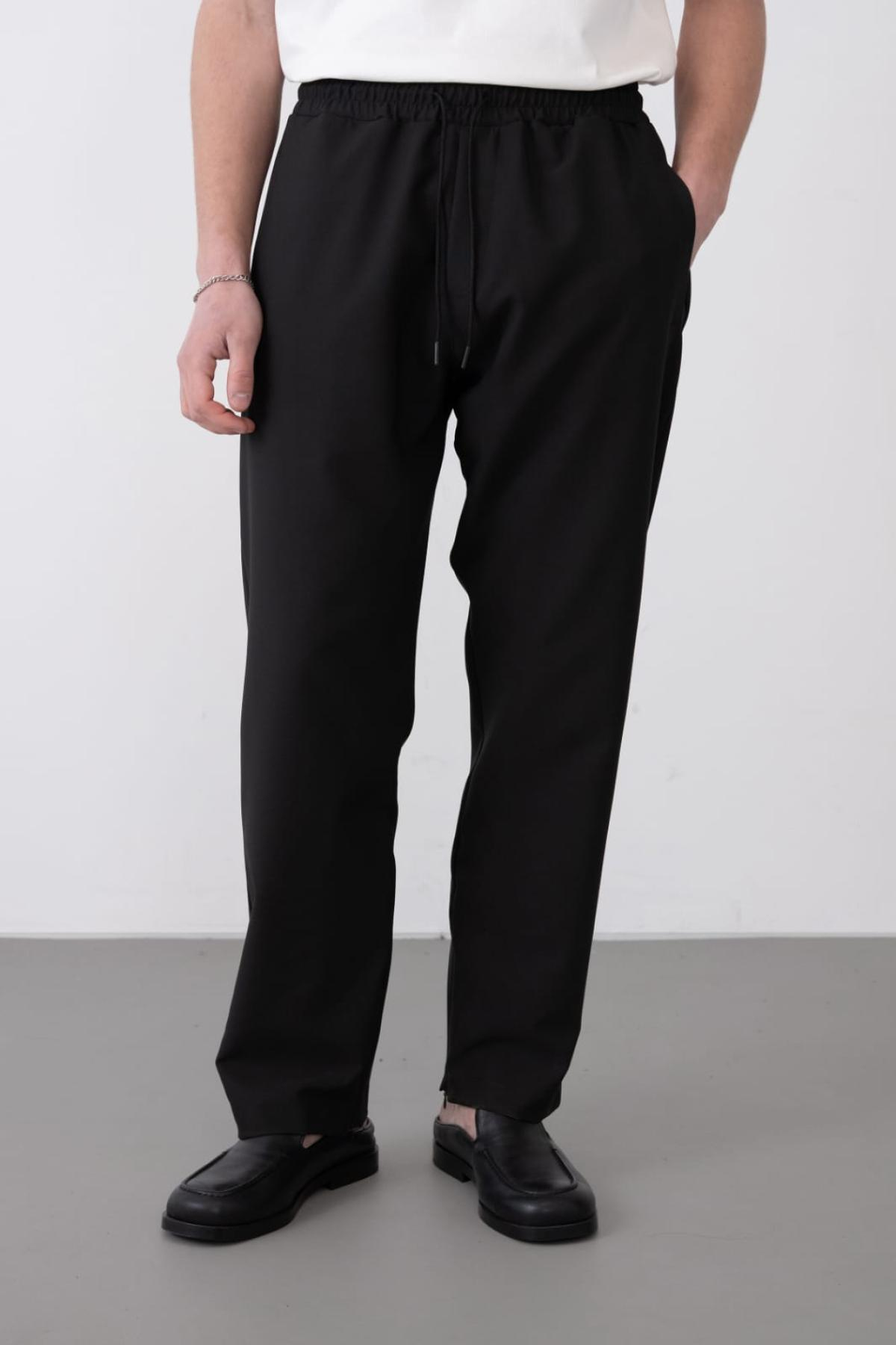 Wholesale Men Black Pants 738586