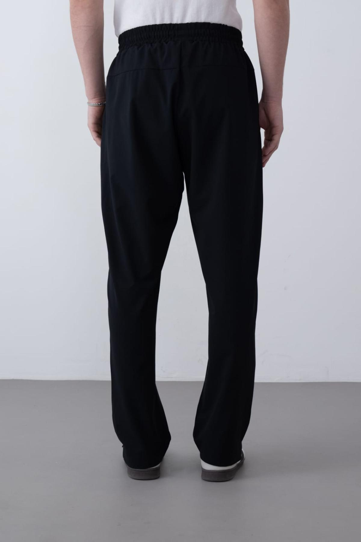 Wholesale Men Black Pants 739025