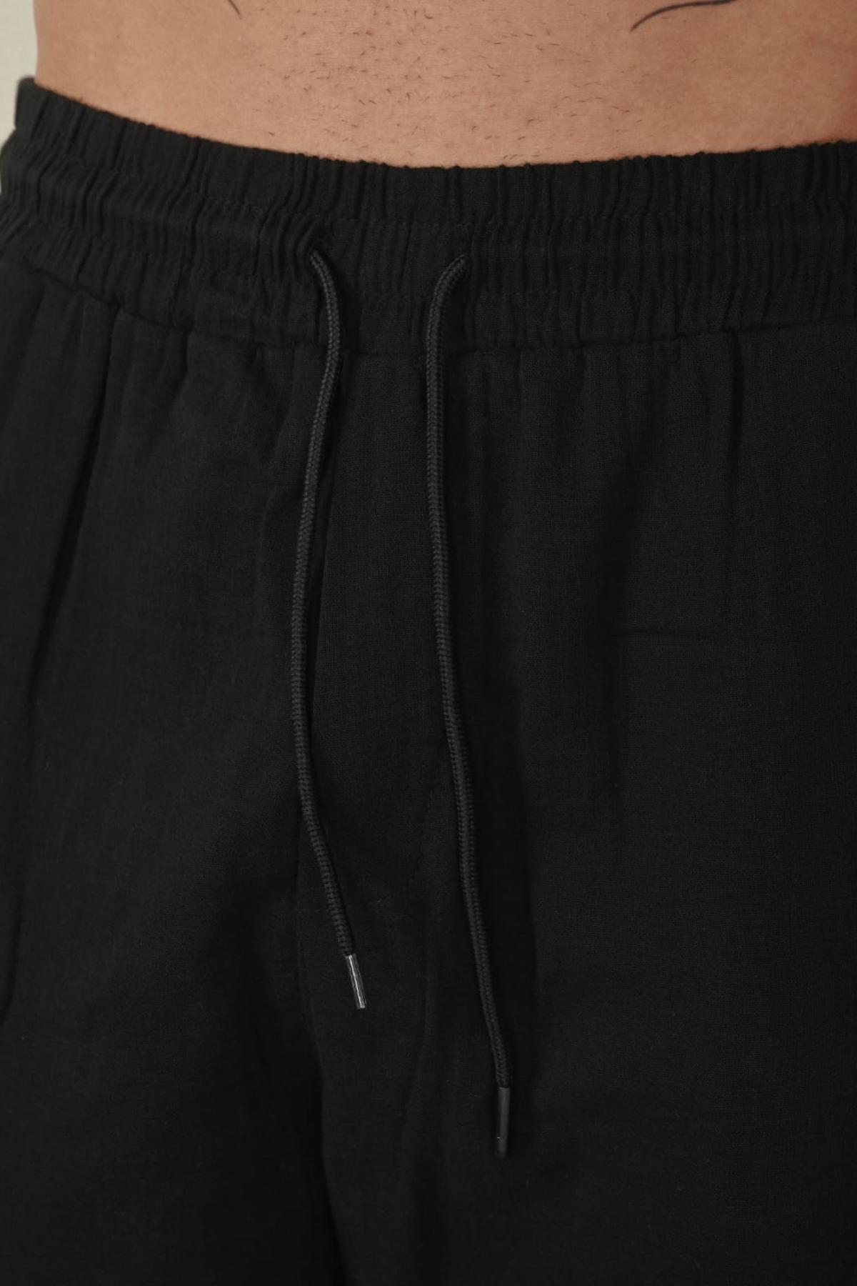 Wholesale Men Black Pants 738925