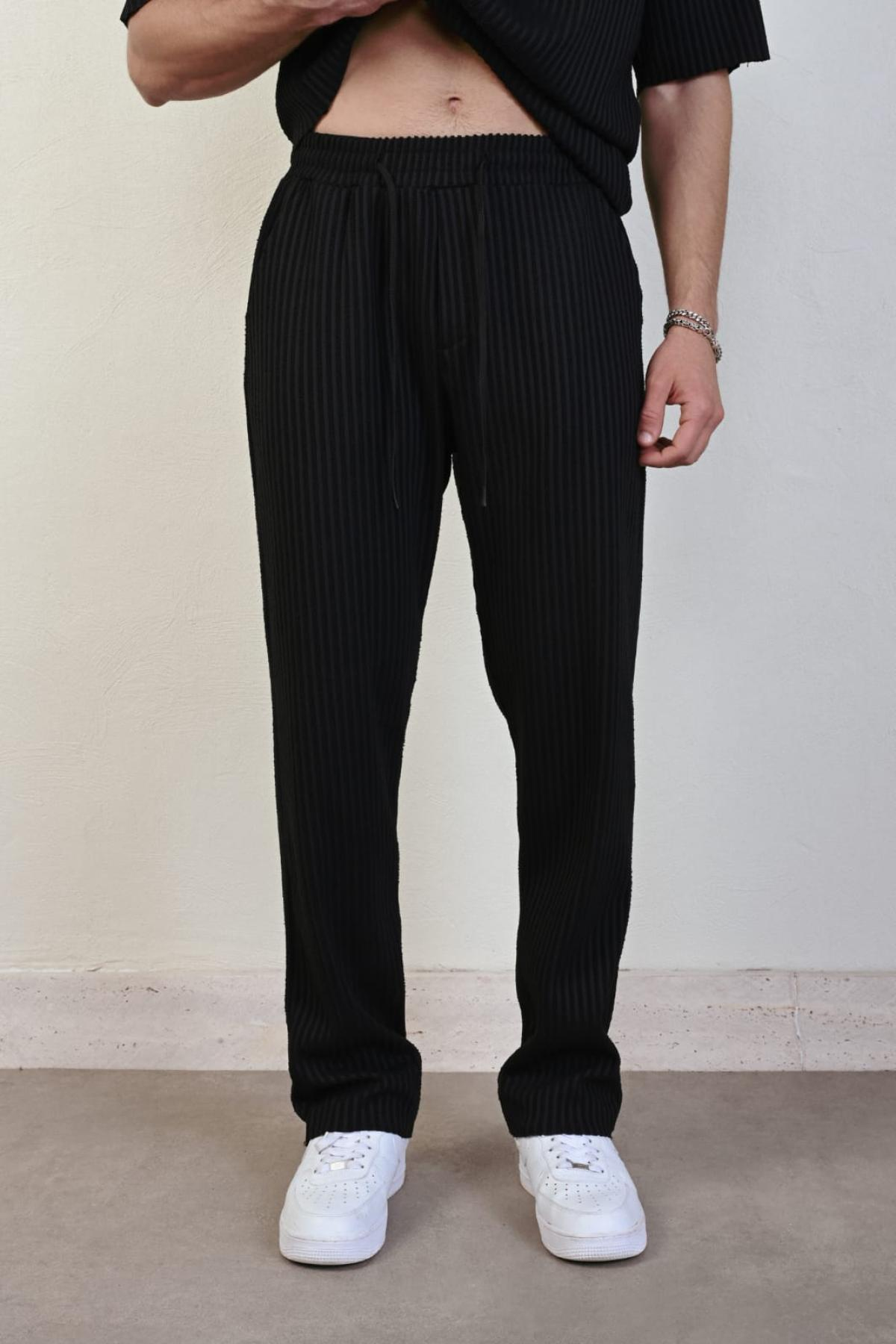 Wholesale Men Black Pants 738697