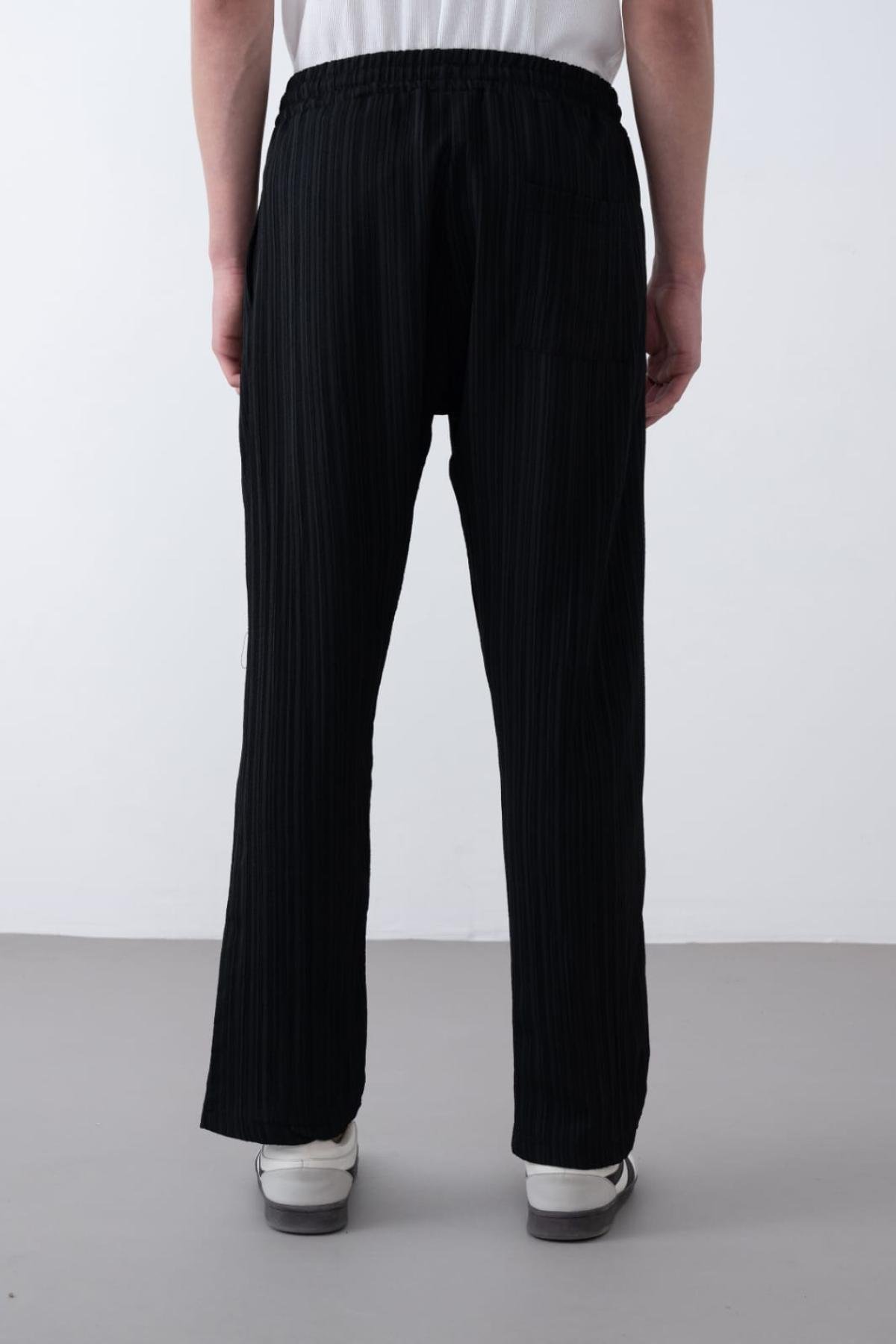 Wholesale Men Black Pants 738950