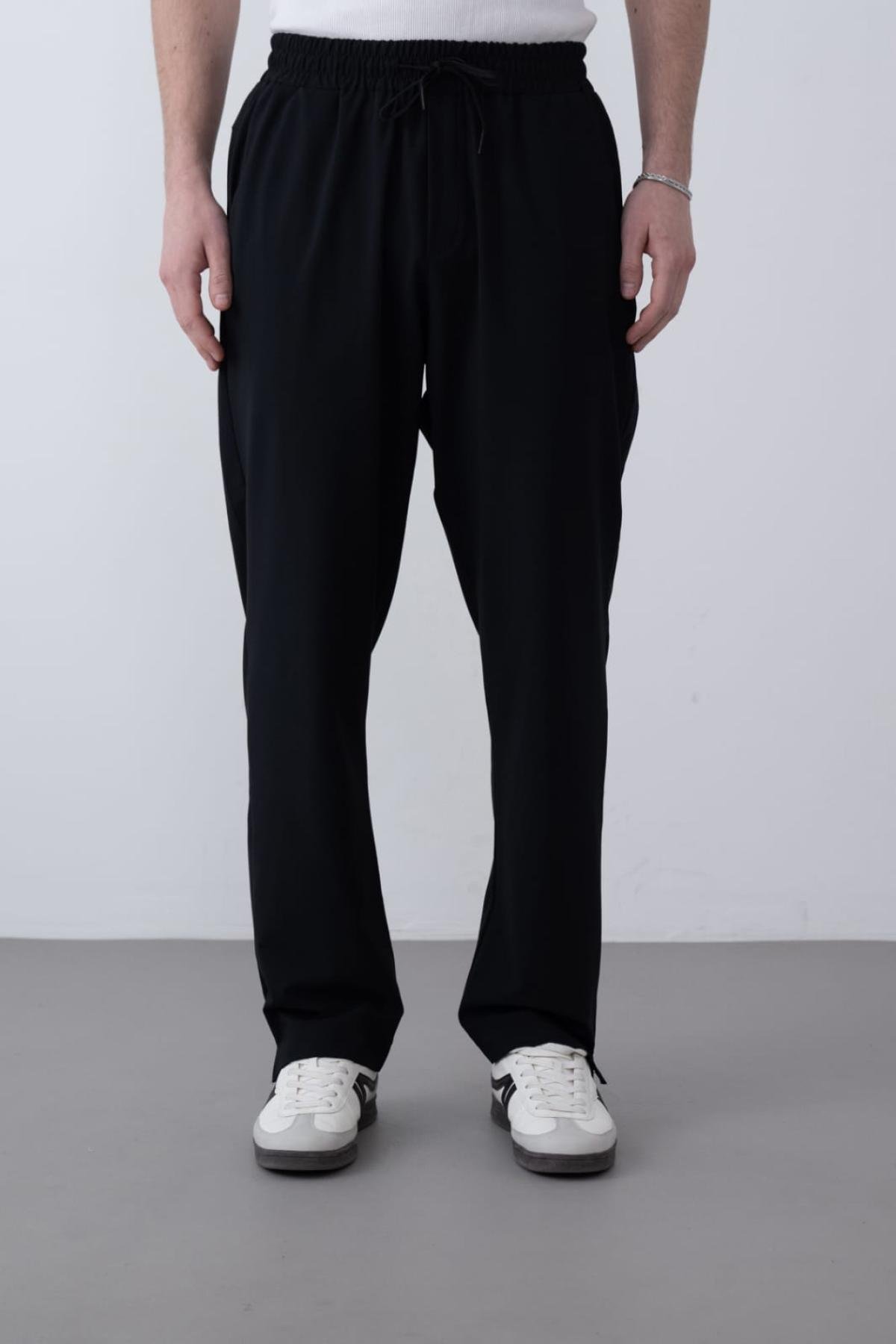 Wholesale Men Black Pants 739025