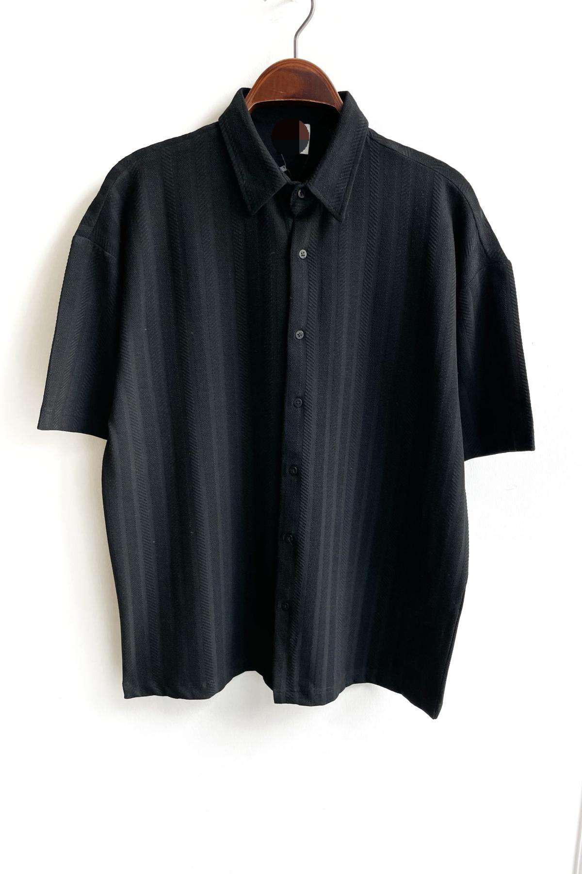 Wholesale Men Black Shirt 730298