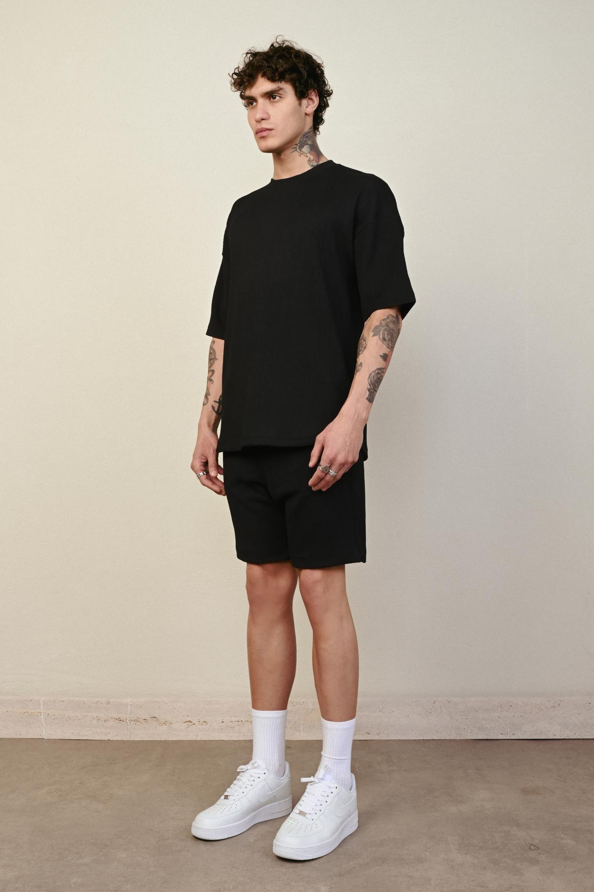 Wholesale Men Black T-shirt 721425