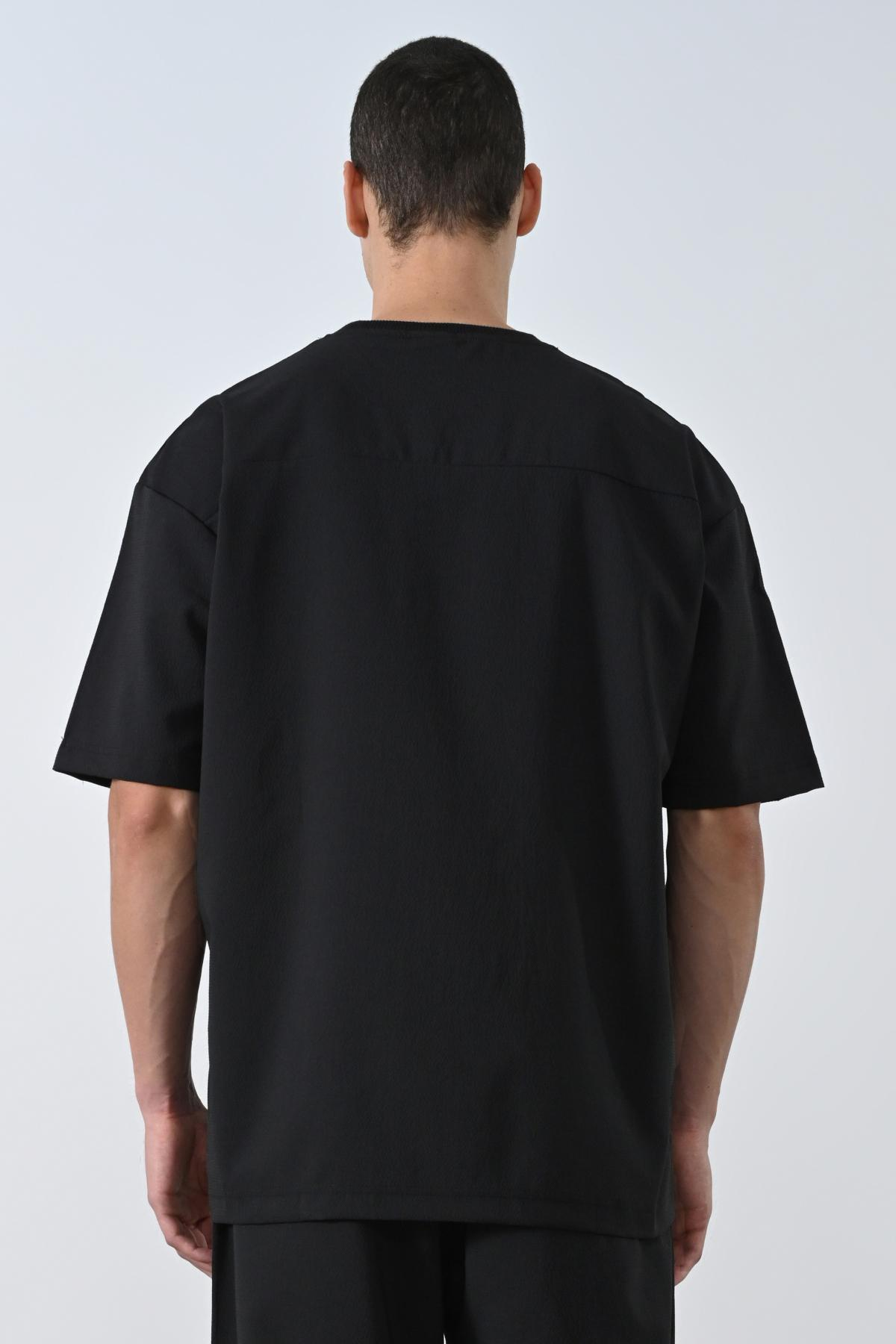 Wholesale Men Black T-shirt 721379