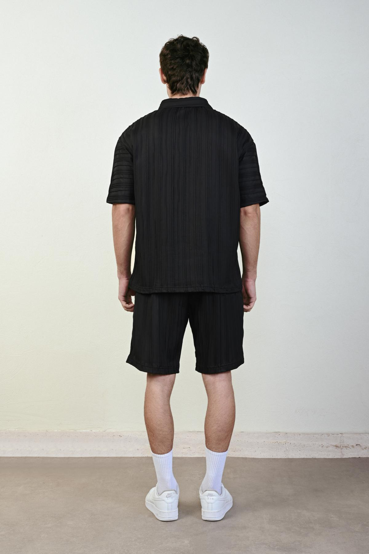 Wholesale Men Black T-shirt 721530