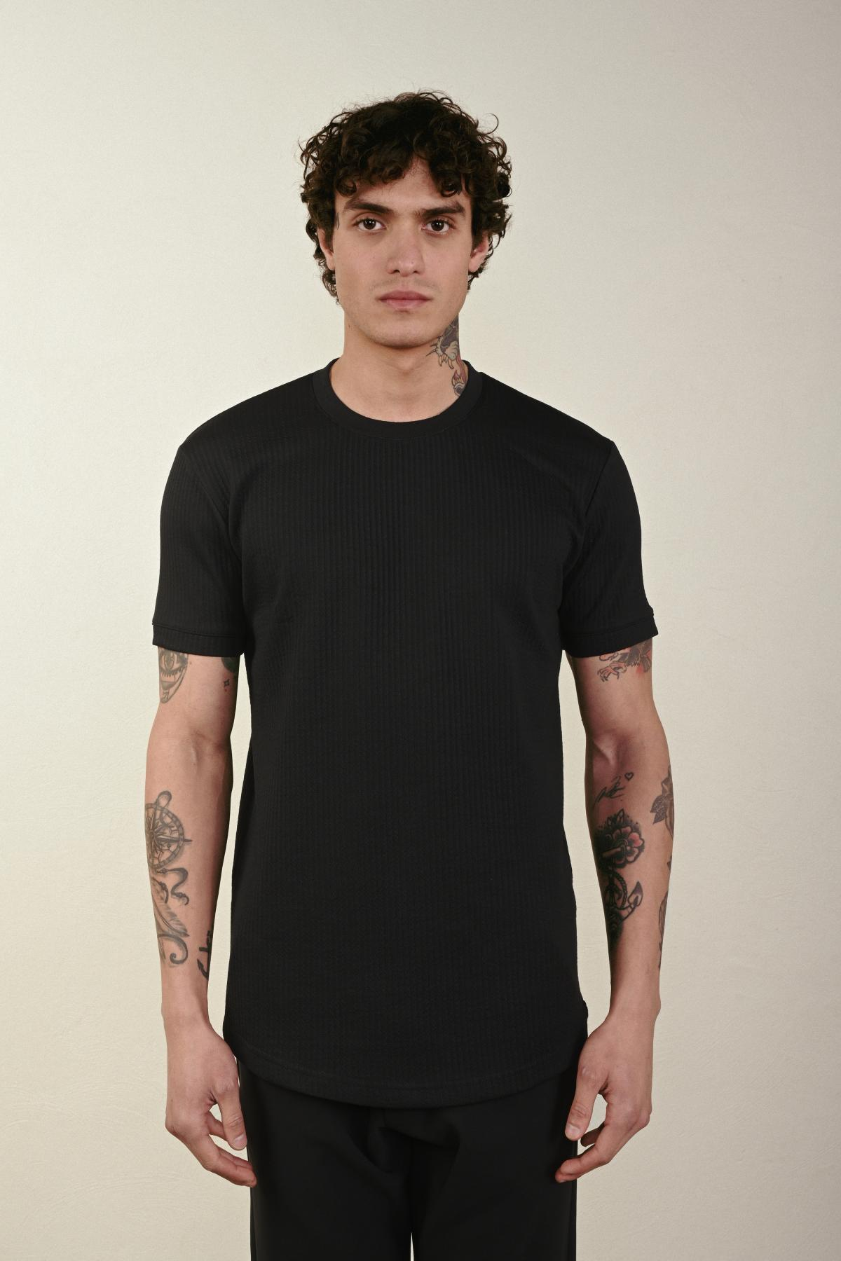 Wholesale Men Black T-shirt 721464