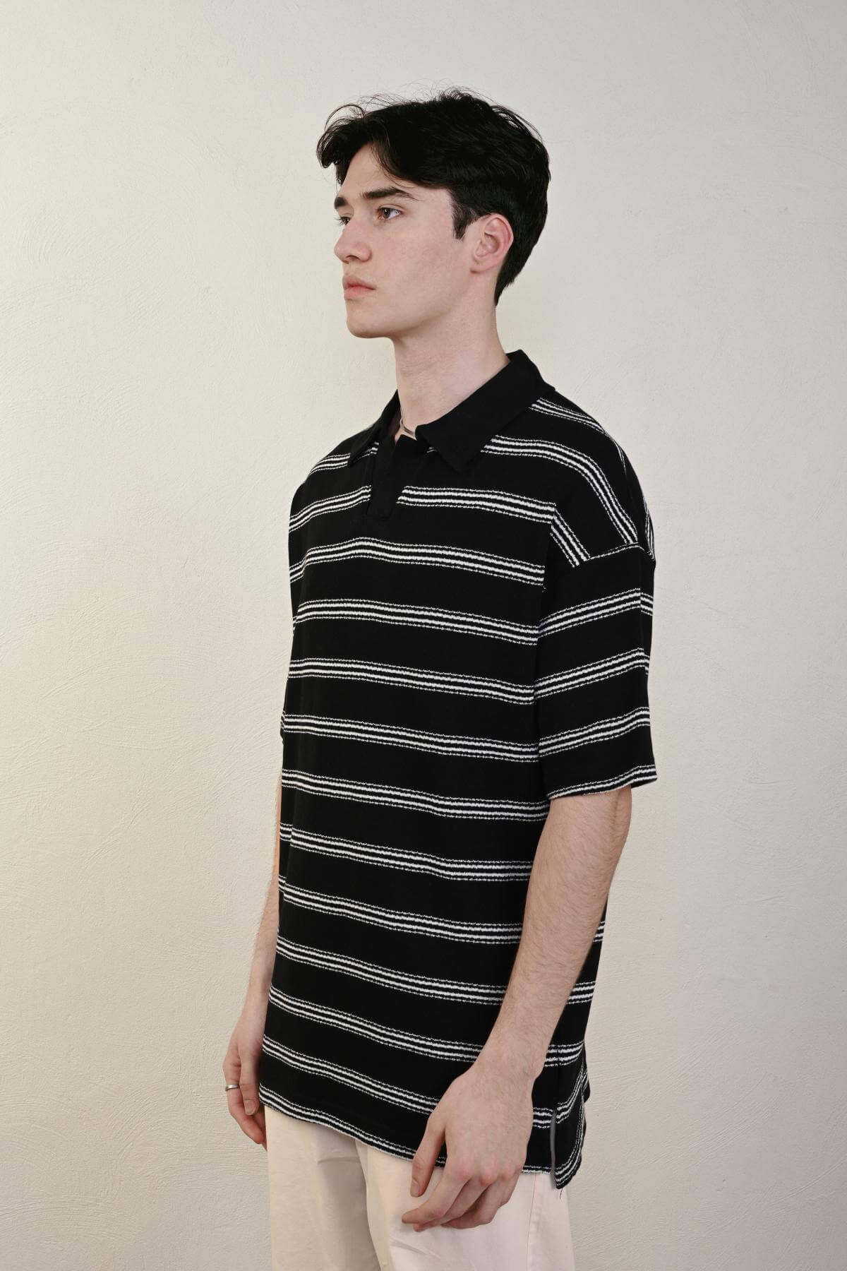 Wholesale Men Black T-shirt 721622