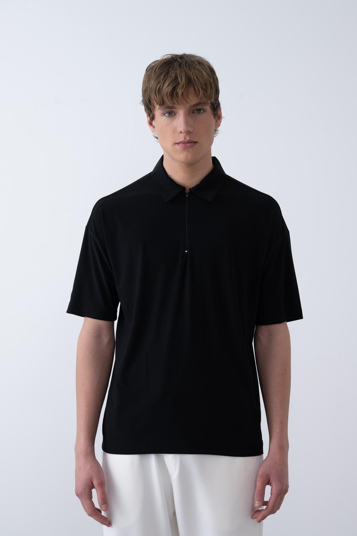 Wholesale Men Black T-shirt 721374