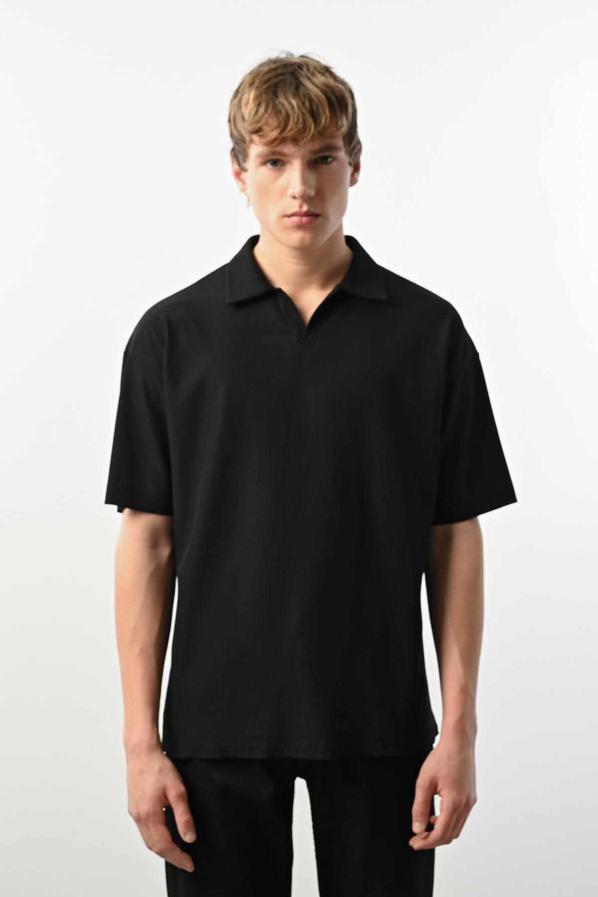 Wholesale Men Black T-shirt 721585