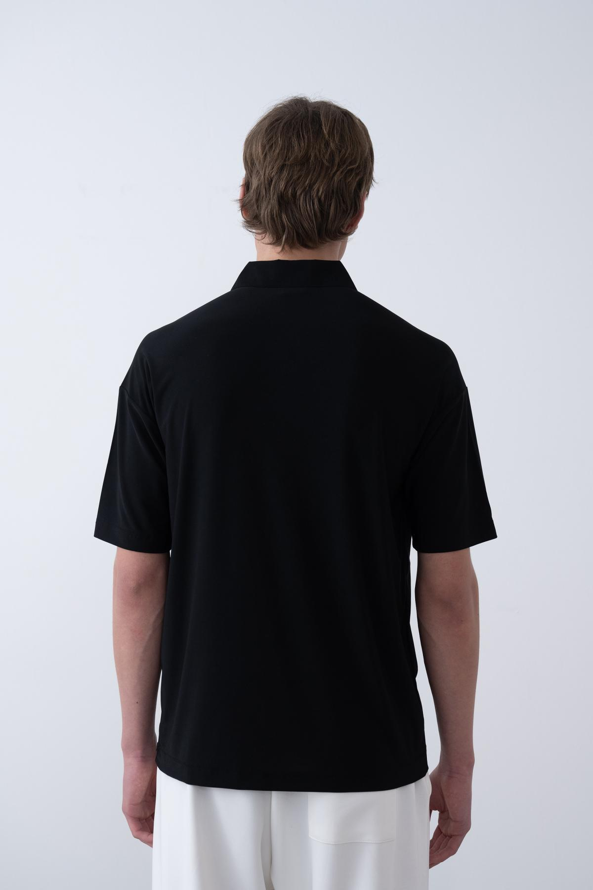 Wholesale Men Black T-shirt 721374