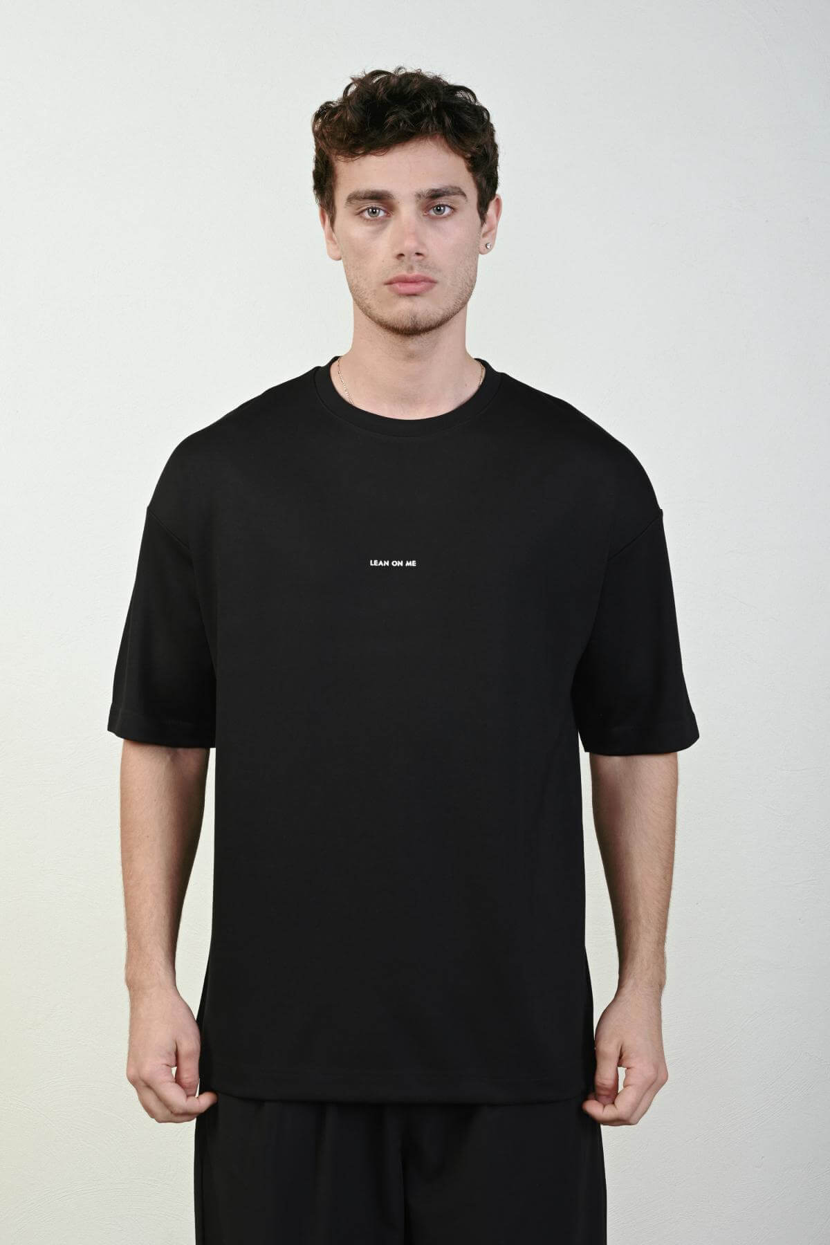 Wholesale Men Black T-shirt 721651