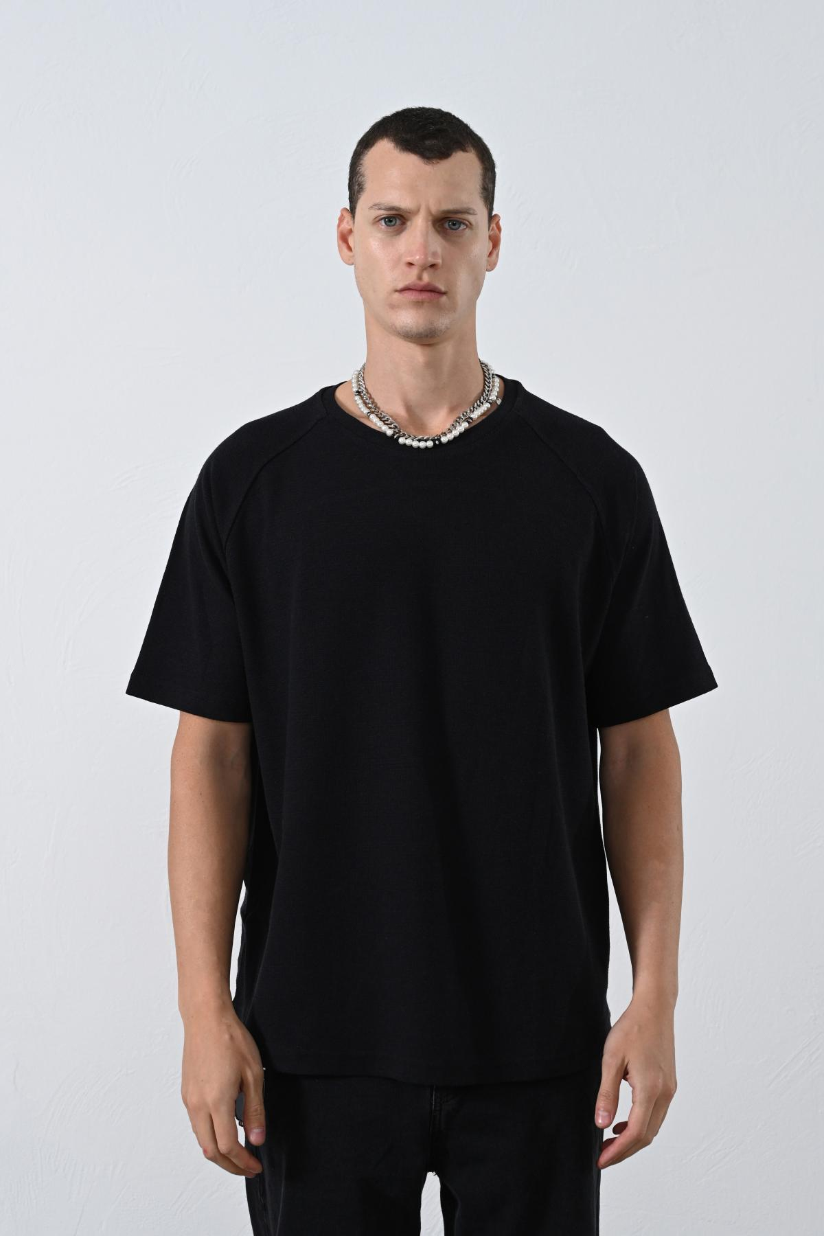 Wholesale Men Black T-shirt 721555
