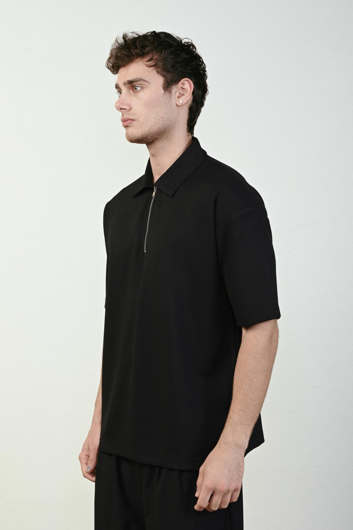 Wholesale Men Black T-shirt 721683