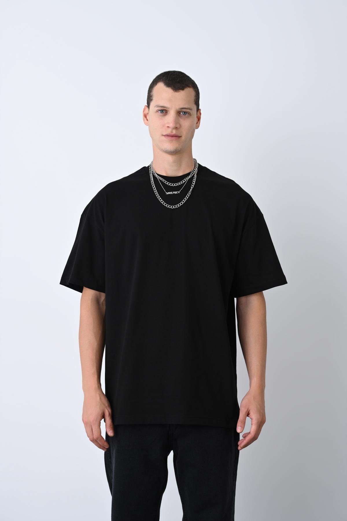 Wholesale Men Black T-shirt 721193