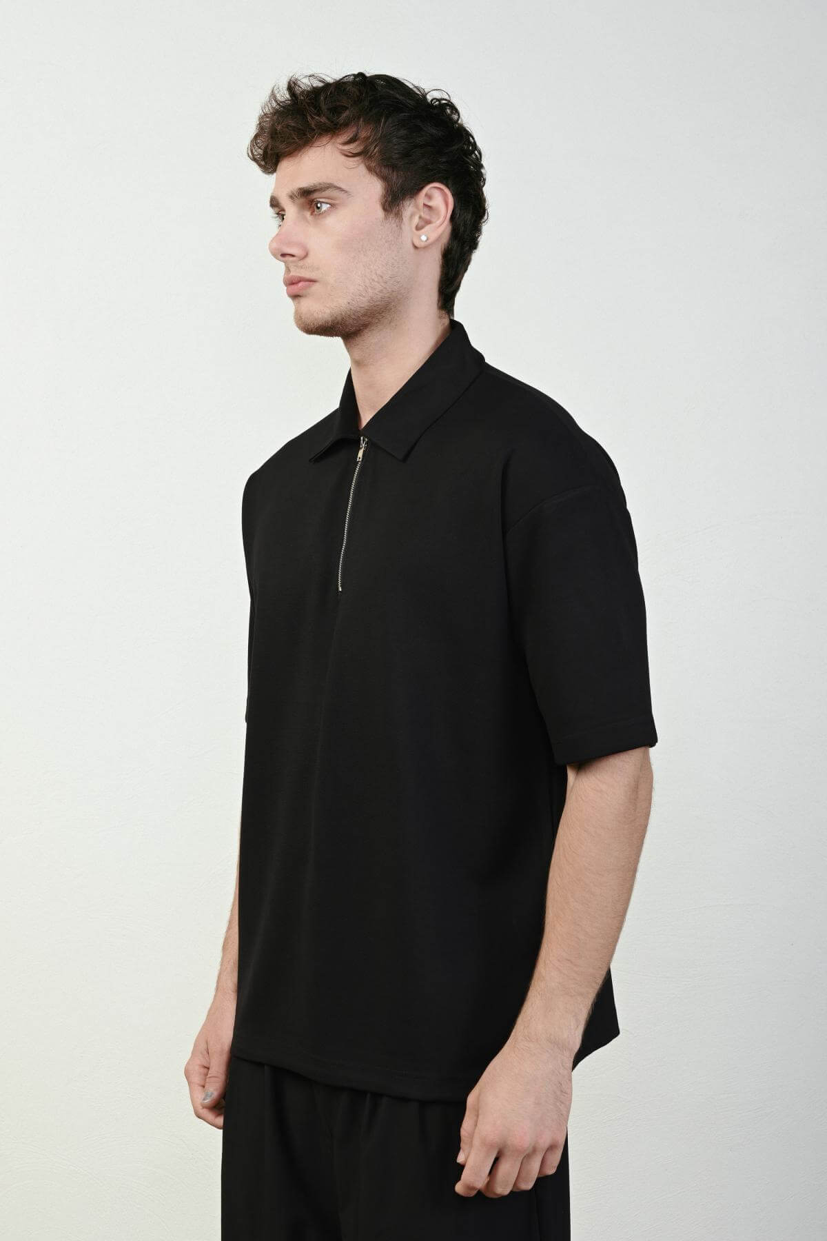Wholesale Men Black T-shirt 721683