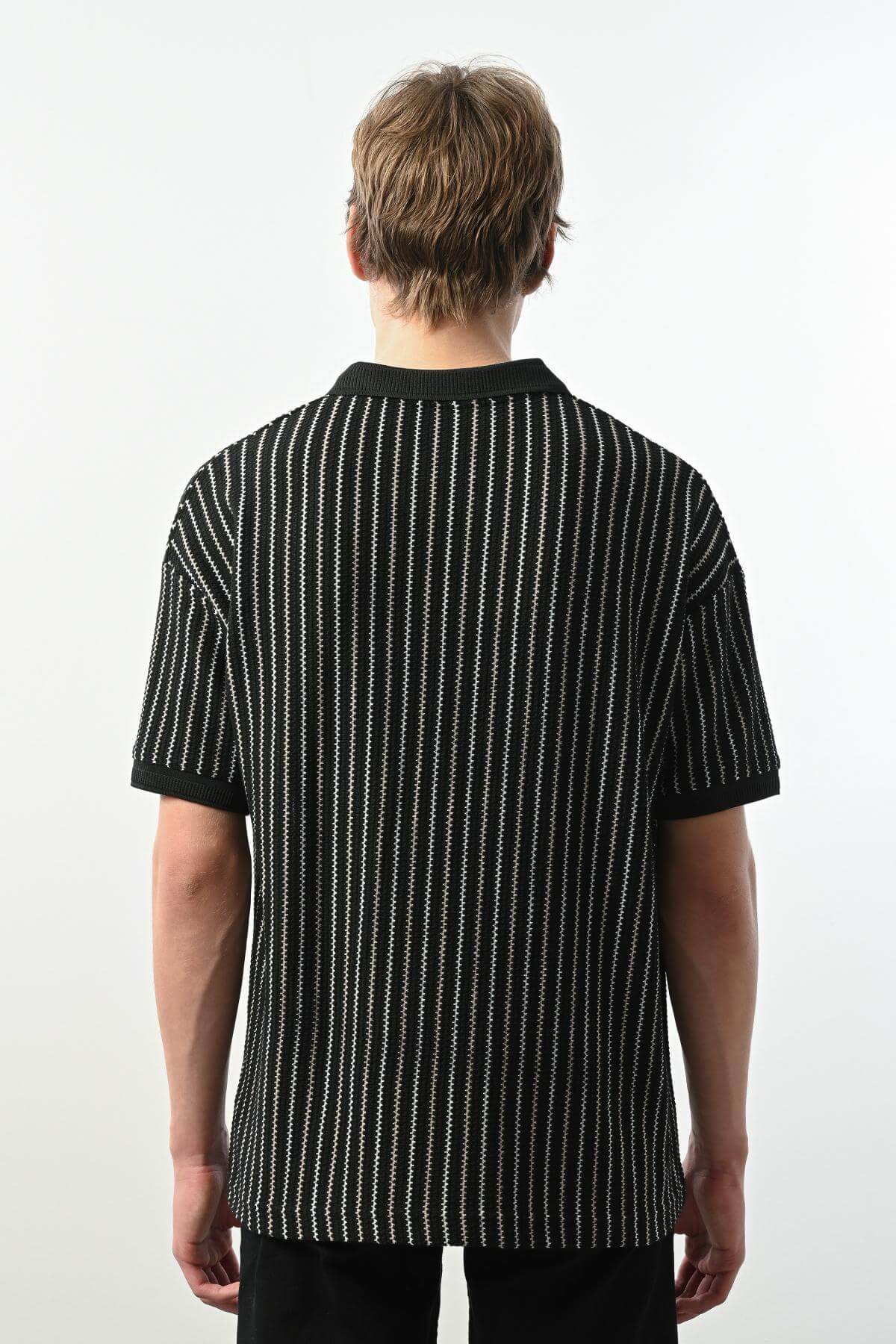Wholesale Men Black T-shirt 721680