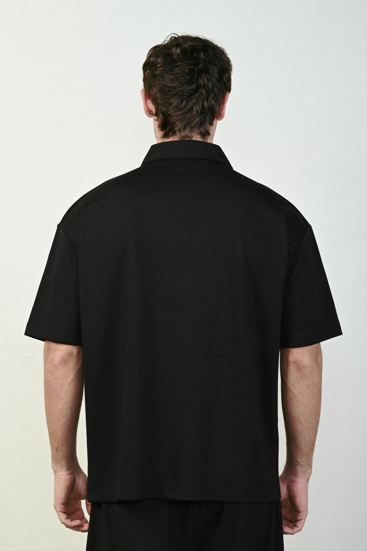 Wholesale Men Black T-shirt 721683