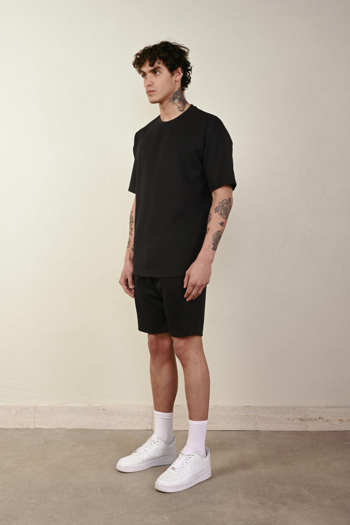 Wholesale Men Black T-shirt 721671
