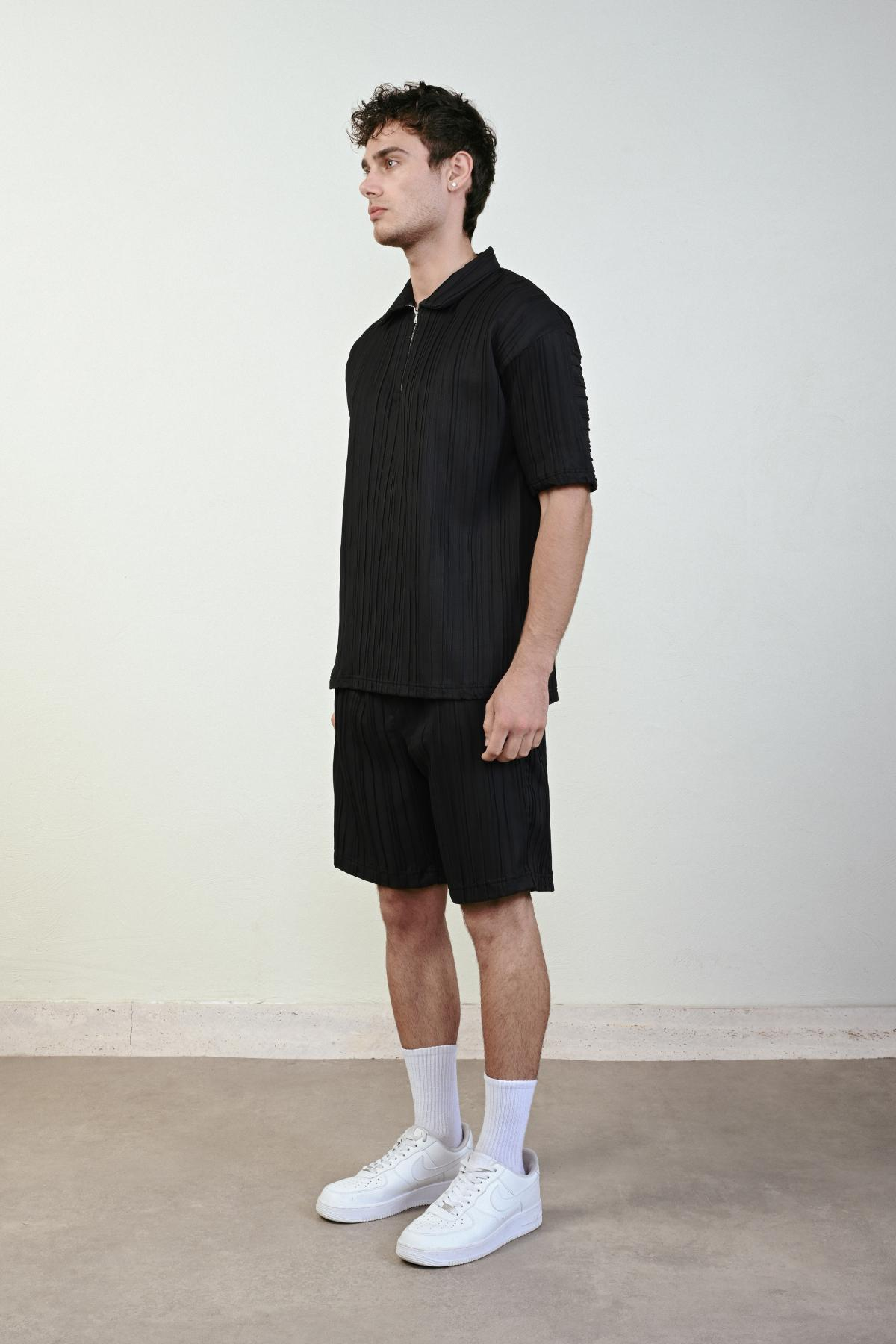 Wholesale Men Black T-shirt 721530