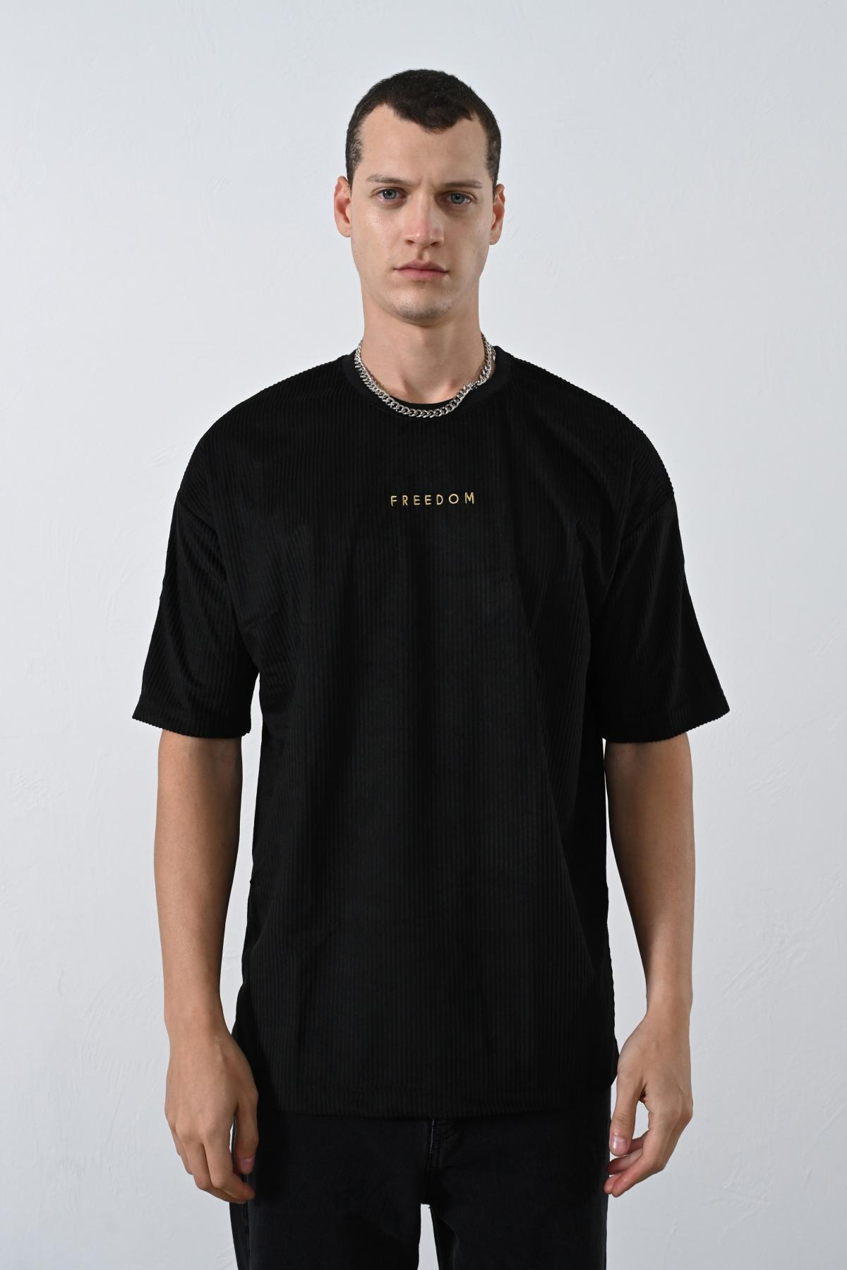Wholesale Men Black T-shirt 721399