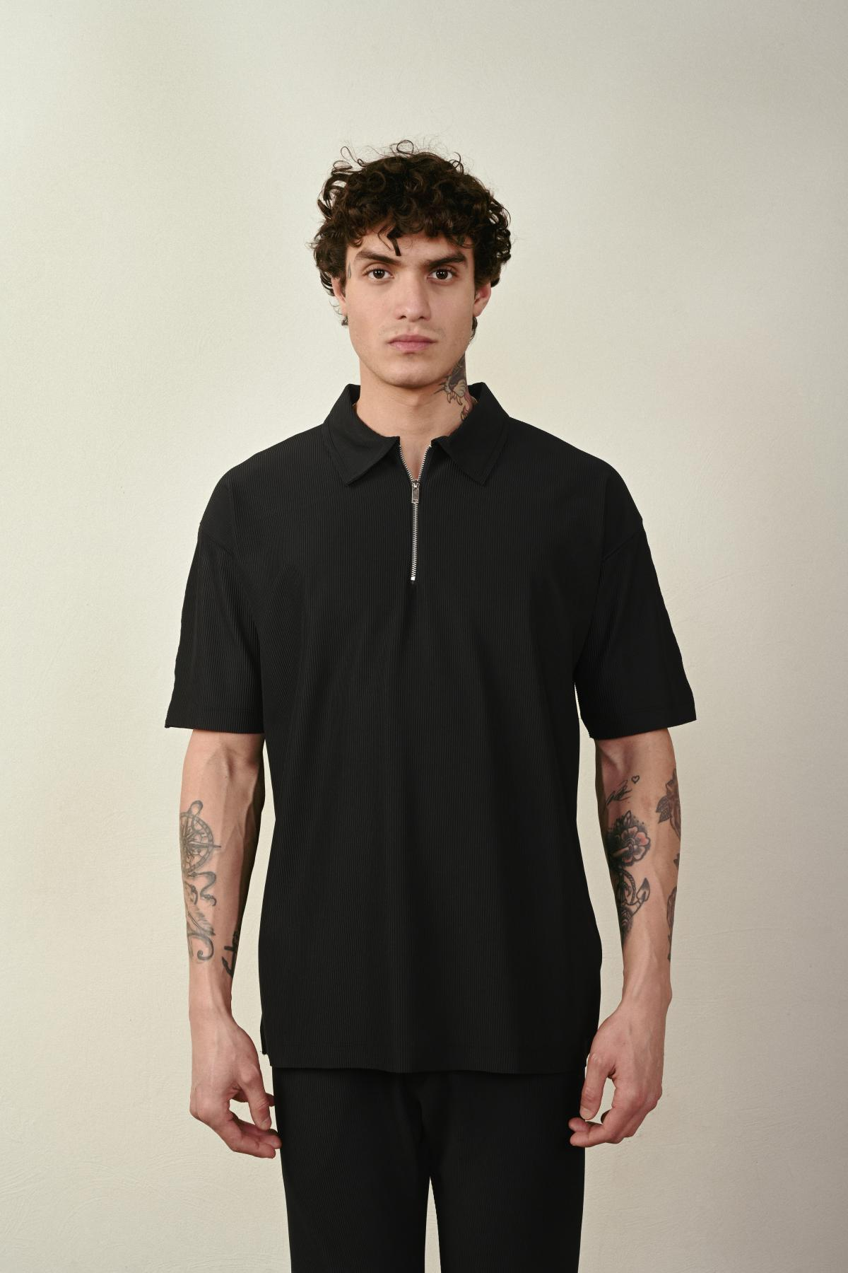 Wholesale Men Black T-shirt 721592