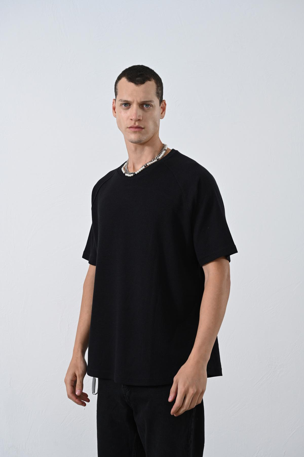 Wholesale Men Black T-shirt 721555