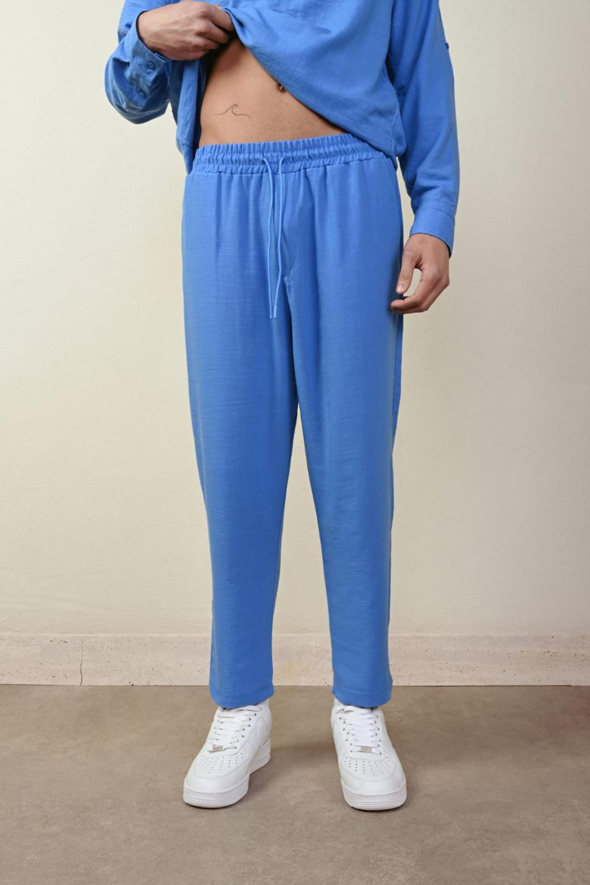 Wholesale Men Blue Pants 738995