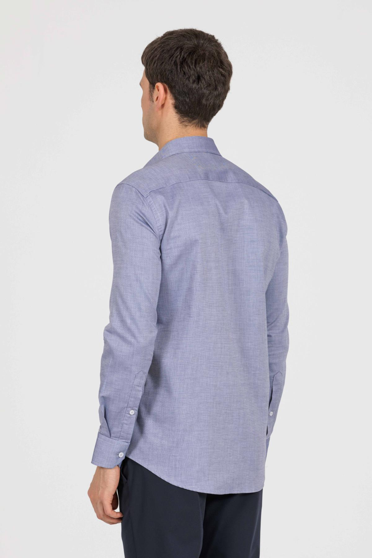 Wholesale Men Blue Shirt 733126
