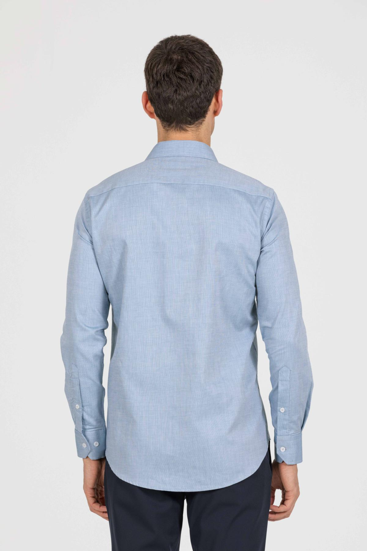 Wholesale Men Blue Shirt 733128