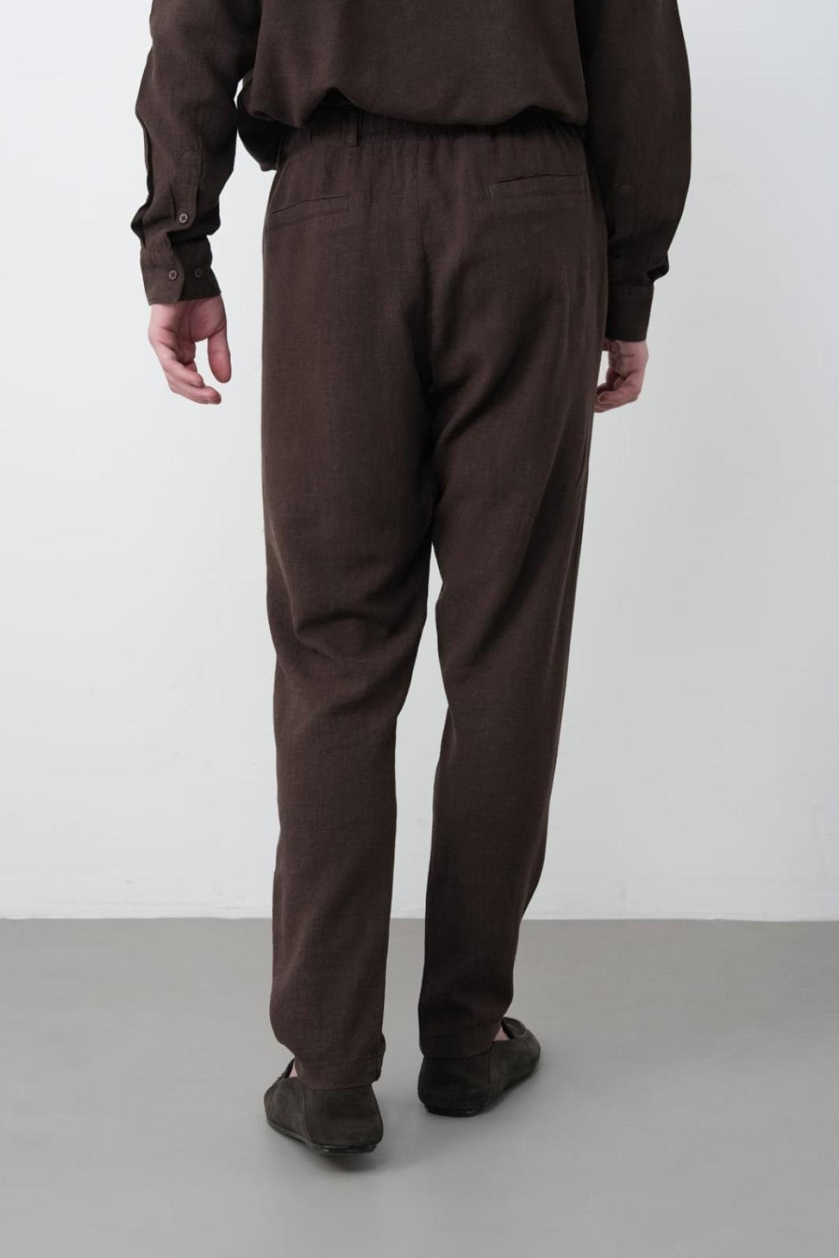 Wholesale Men Brown Pants 738212