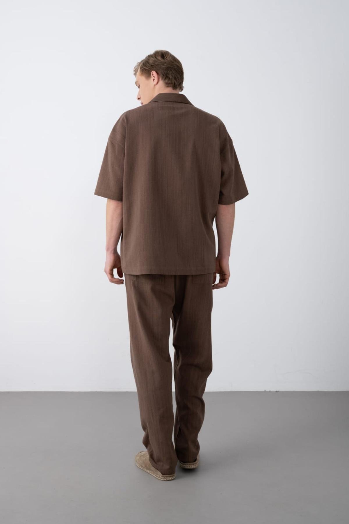 Wholesale Men Brown Pants 738290