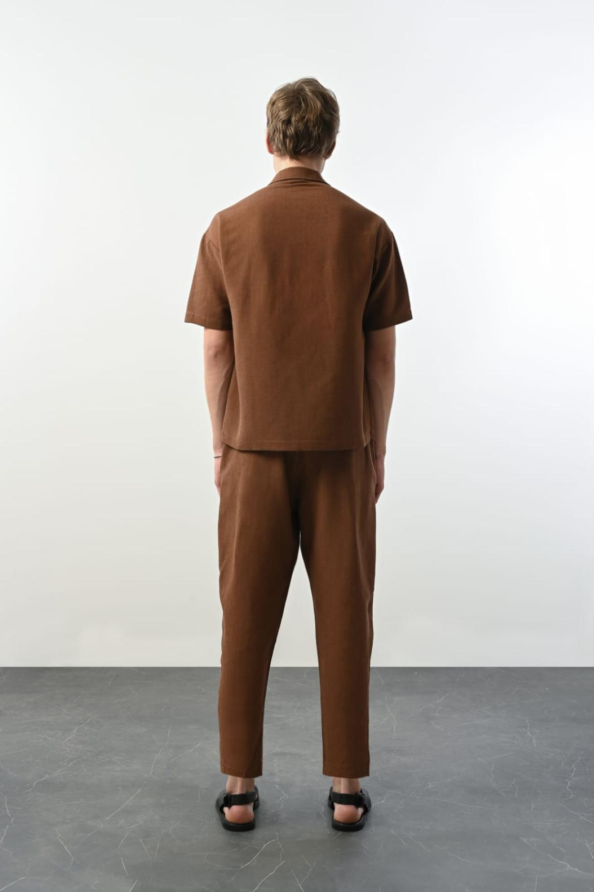 Wholesale Men Brown Pants 739032