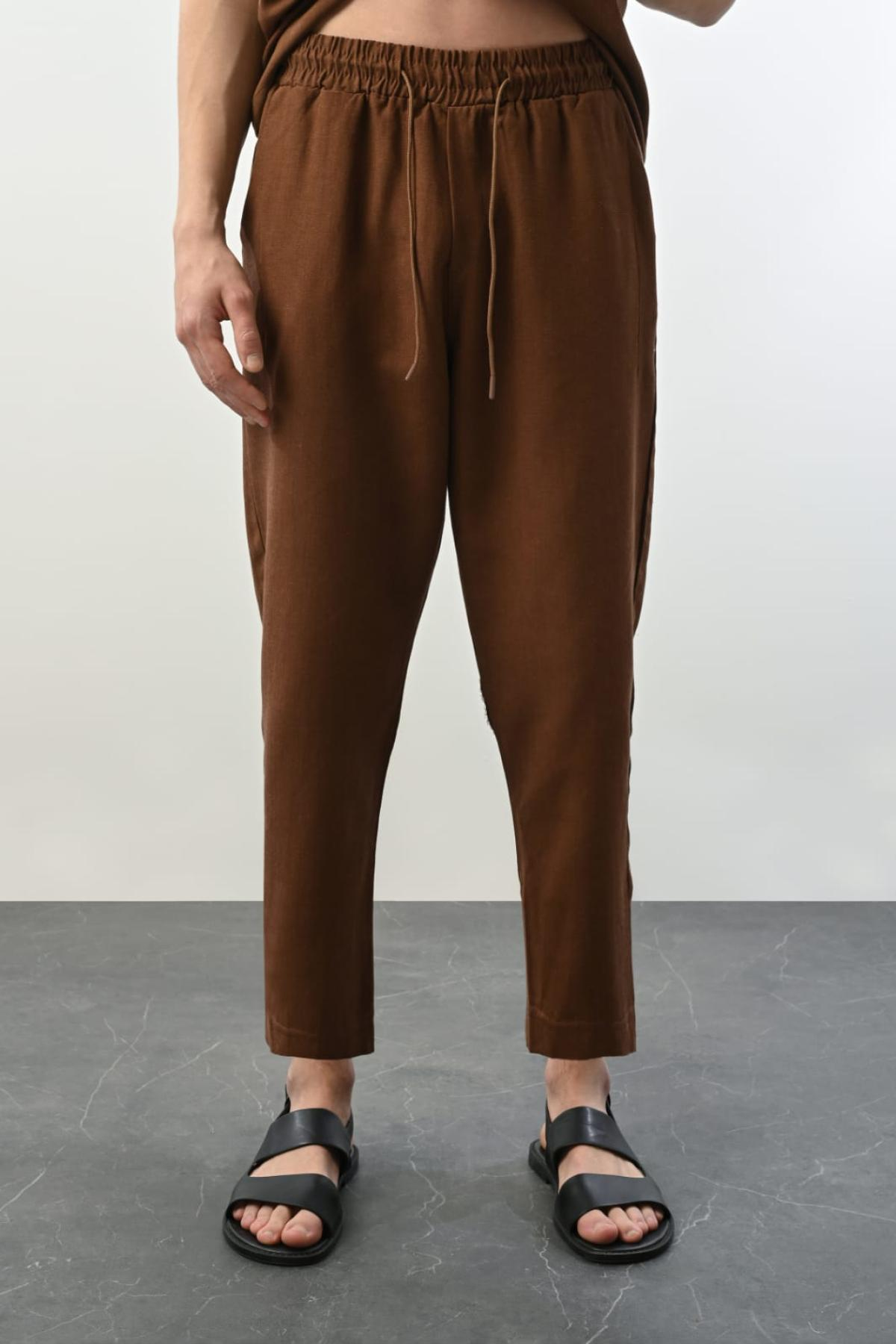 Wholesale Men Brown Pants 739032