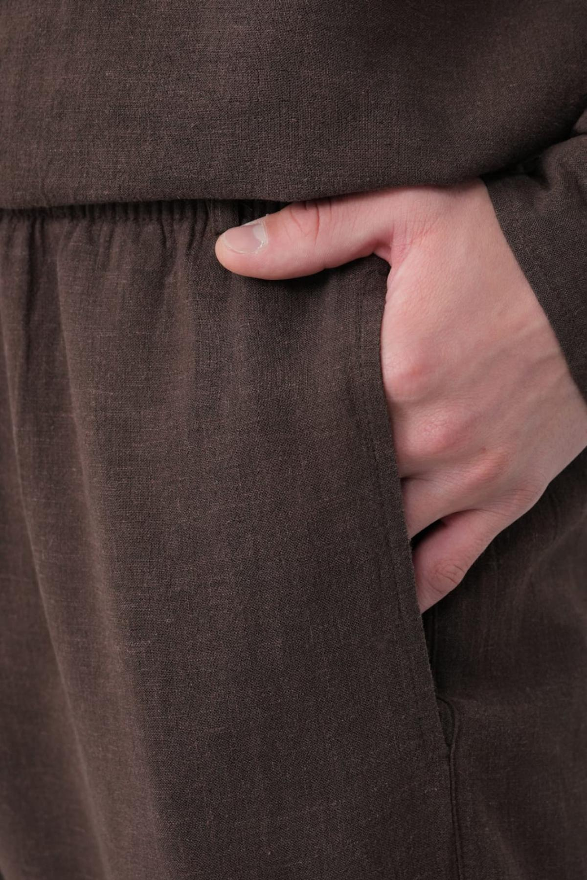Wholesale Men Brown Pants 738212