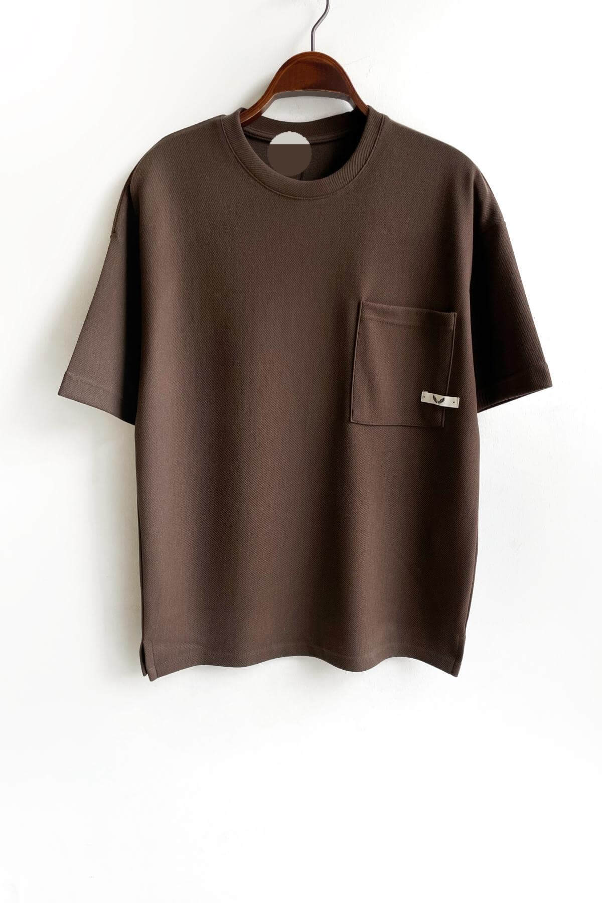 Wholesale Men Brown T-shirt 721666