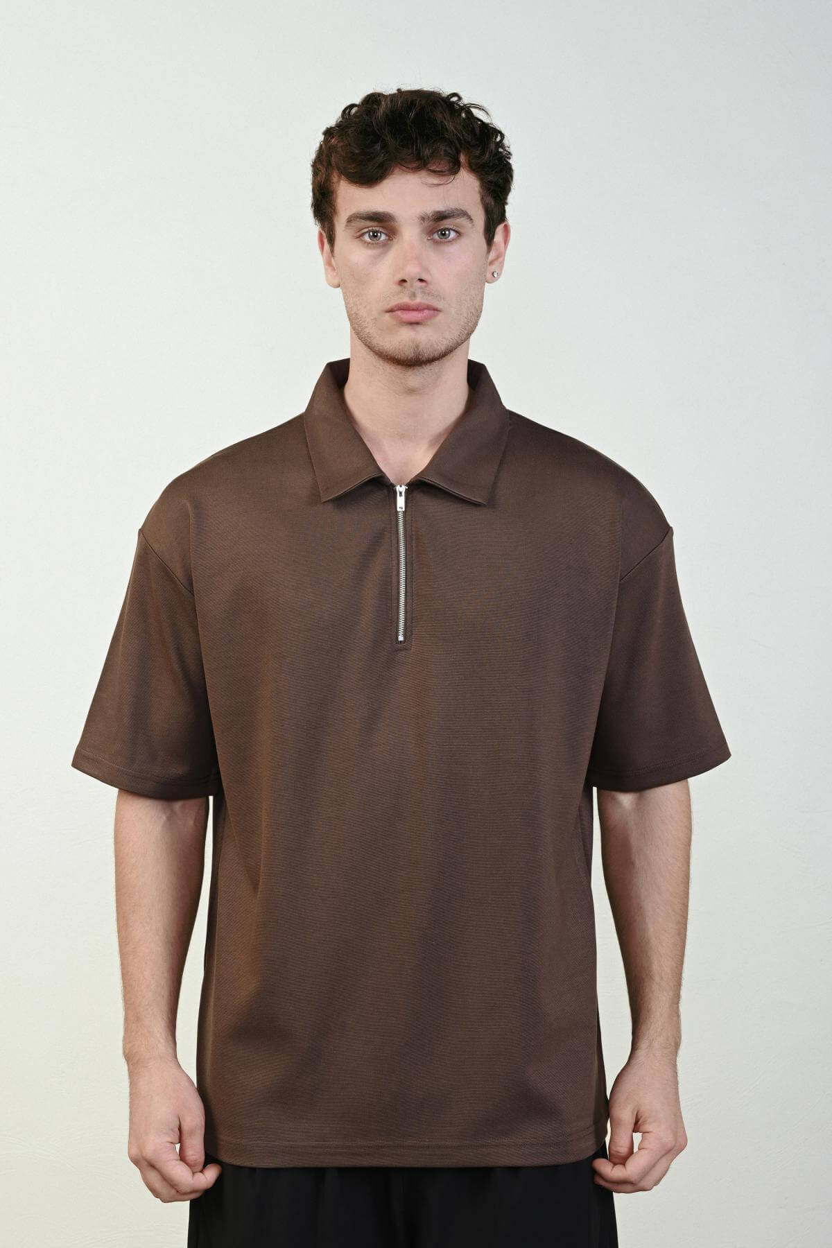 Wholesale Men Brown T-shirt 721689
