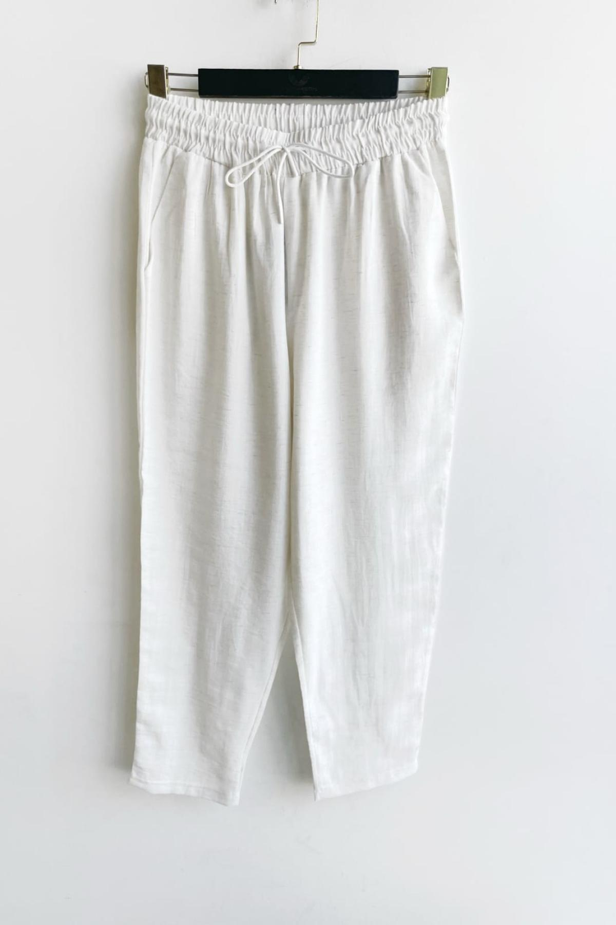 Wholesale Men Cream Pants 738998